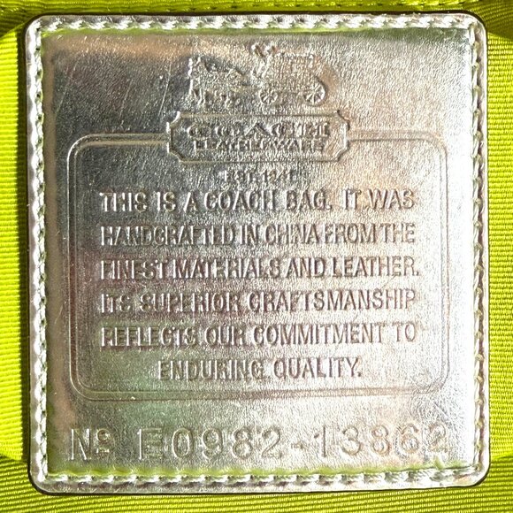 Coach Madison Sabrina Pop Op Art Signature Limited Edition Hobo Satchel - Picture 14 of 16